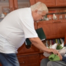 Mosolyogva fogadta vendégeit a 95 éves Imre bácsi
