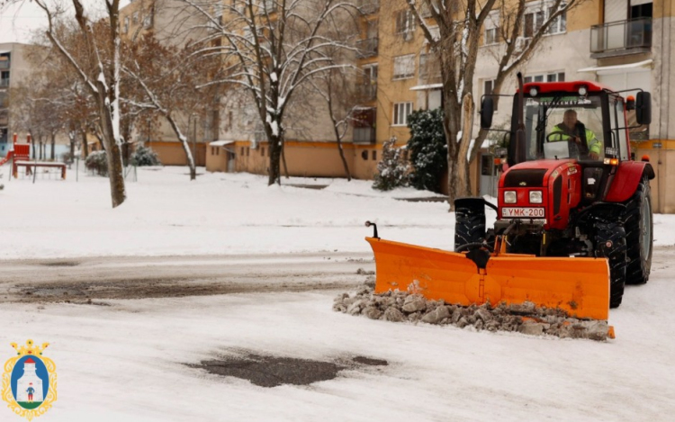 Helyzetjelentés a havazásról és a városi munkálatokról