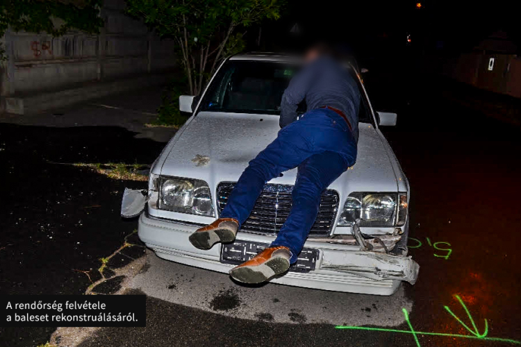 Ittasan okozott balesetet, majd elütötte a vétlen autó sofőrjét