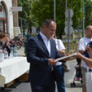 Kiskunfélegyházára is elhozták a béke lángját