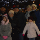 Fellobbant az első láng városunk adventi koszorúján