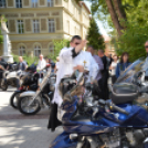 Áldásért jöttek Félegyházára a zarándok motorosok