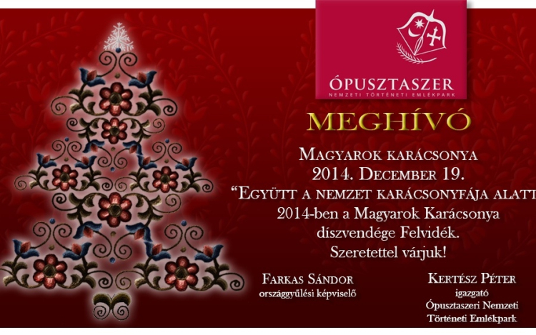 Magyarok Karácsonya Ópusztaszeren