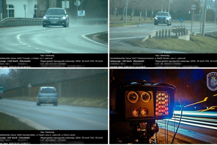 Majdnem ezer gyorshajtót mértek be a vármegyében 