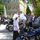 Áldásért jöttek Félegyházára a zarándok motorosok