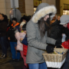 Fellobbant a harmadik gyertya lángja városunk adventi koszorúján