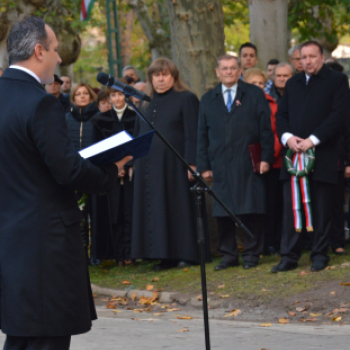 Főhajtás \'56 hőseinek emléke előtt