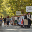 Néptáncosok sora kígyózott a platán fák árnyékában