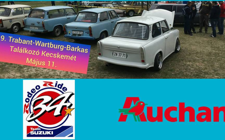 Trabant, Wartburg és Barkas találkozó Kecskeméten