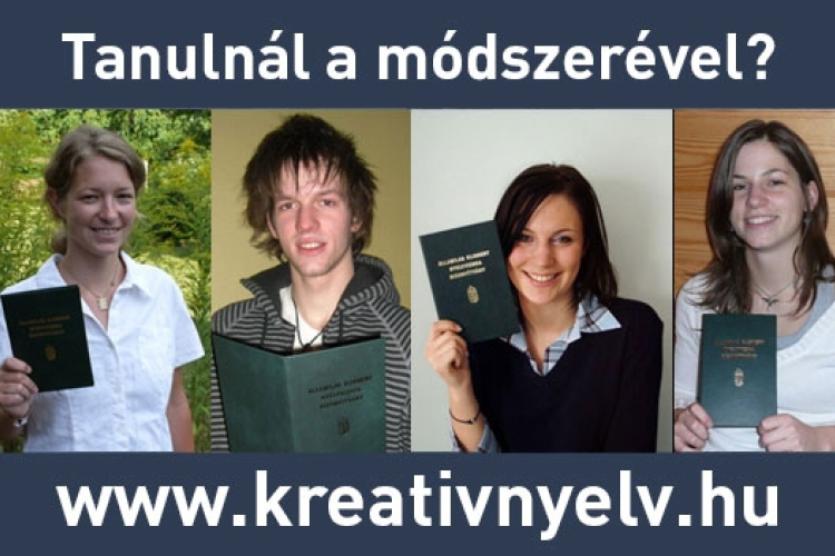 A nyelvtanulás egyéni bajnoka Kiskunfélegyházára is elhozza Kreatív Nyelvtanulási Módszerét!