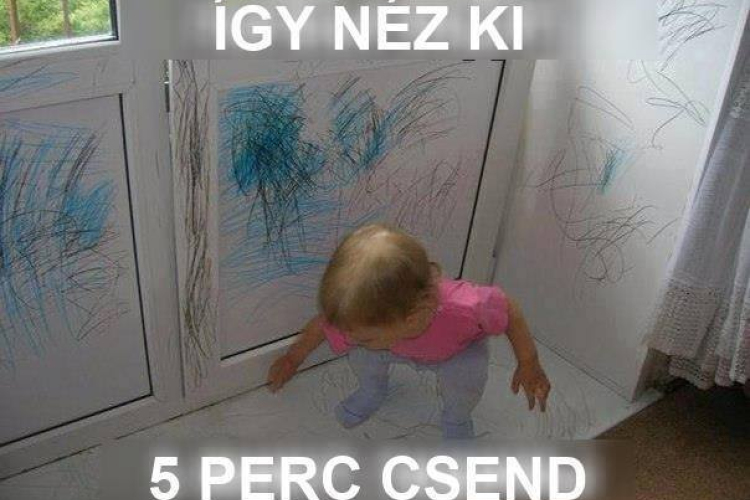 5 perc csend