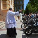 Áldásért jöttek Félegyházára a zarándok motorosok