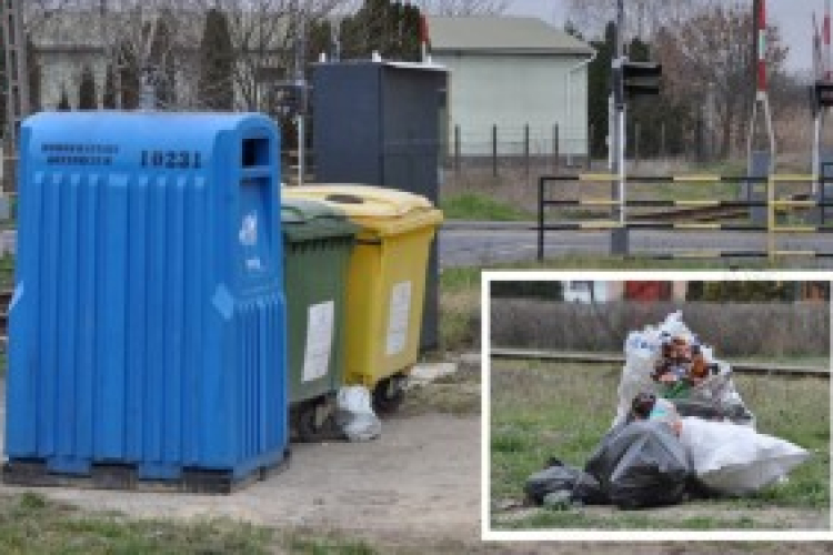 Új helyre költözött a szelektív hulladékgyűjtő sziget