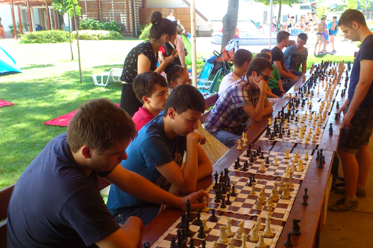 Nyári diák sakktábor Tiszakécskén
