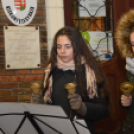 Fellobbant városunk adventi koszorújának második gyertyájának lángja