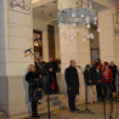 Fellobbant az első láng városunk adventi koszorúján