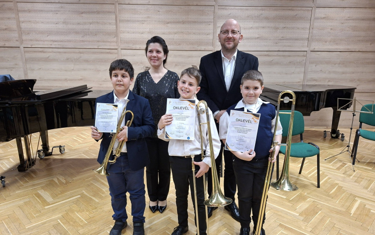 Sikeres szereplés a regionális rézfúvós versenyen