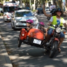 Végigdübörögtek az Oldalkocsis Motoros Találkozó résztvevői a Kossuth utcán