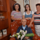 Mosolyogva fogadta vendégeit a 95 éves Imre bácsi