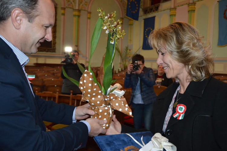 A helyi sajtósokat is köszöntötték március idusán