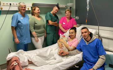 Az év első újszülöttje Bács-Kiskunban: Novotnik Linett