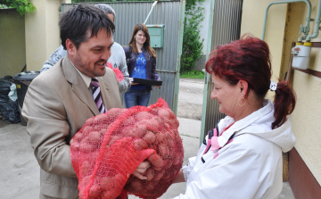 2,5 tonna vetőburgonya 50 családnak