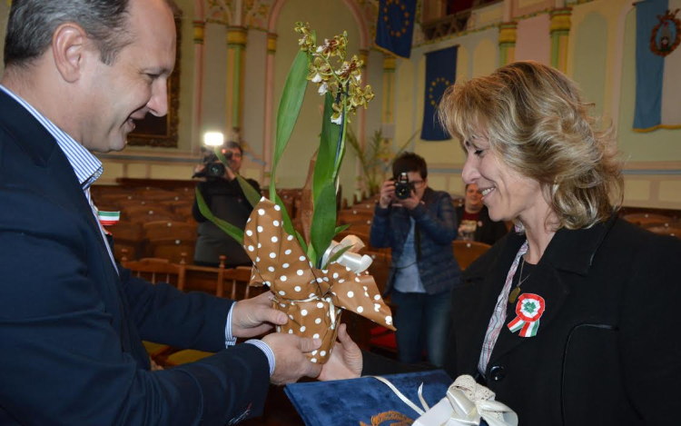 A helyi sajtósokat is köszöntötték március idusán