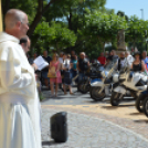 Áldásért jöttek Félegyházára a keresztény zarándok motorosok