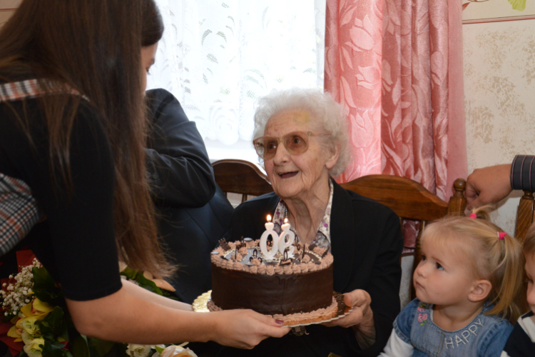 90. születésnapját ünnepelte Piszman Mihályné