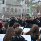 Városi ünnepség a Petőfi szobornál március 15-én