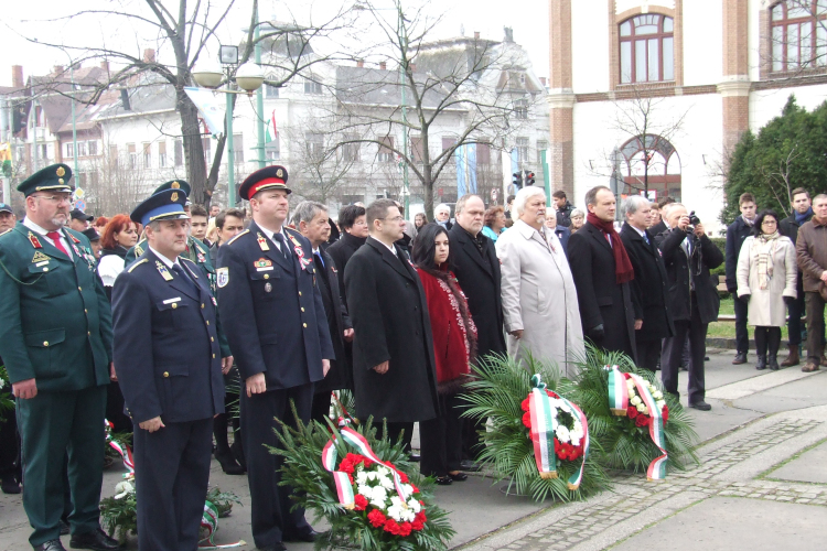 Városi megemlékezés nemzeti ünnepünkön