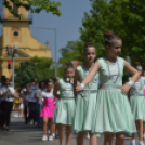 Felvonulással vette kezdetét a XXIII. Kiskun Országos Mazsorett Fesztivál