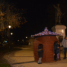 Fellobbant a lángja a hit gyertyájának városunk adventi koszorúján