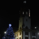 Felgyúltak Kiskunfélegyháza karácsonyfájának fényei