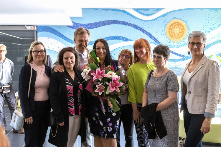 Kiskunfélegyházi doktornő kiállítása nyílt meg a kecskeméti kórház Lift Galériájában