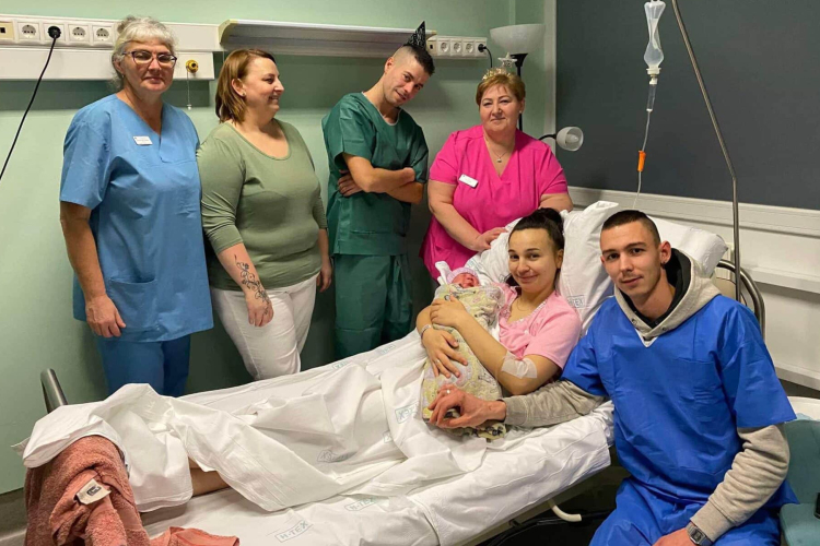 Az év első újszülöttje Bács-Kiskunban: Novotnik Linett